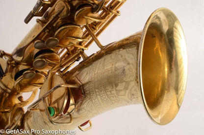 Buescher Aristocrat Gold Plate Alto Saxophone