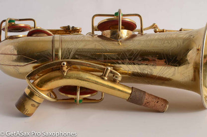 Buescher Aristocrat Gold Plate Alto Saxophone