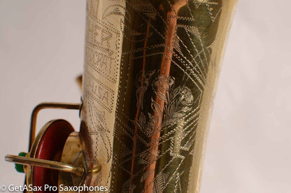 Buescher Aristocrat Gold Plate Alto Saxophone