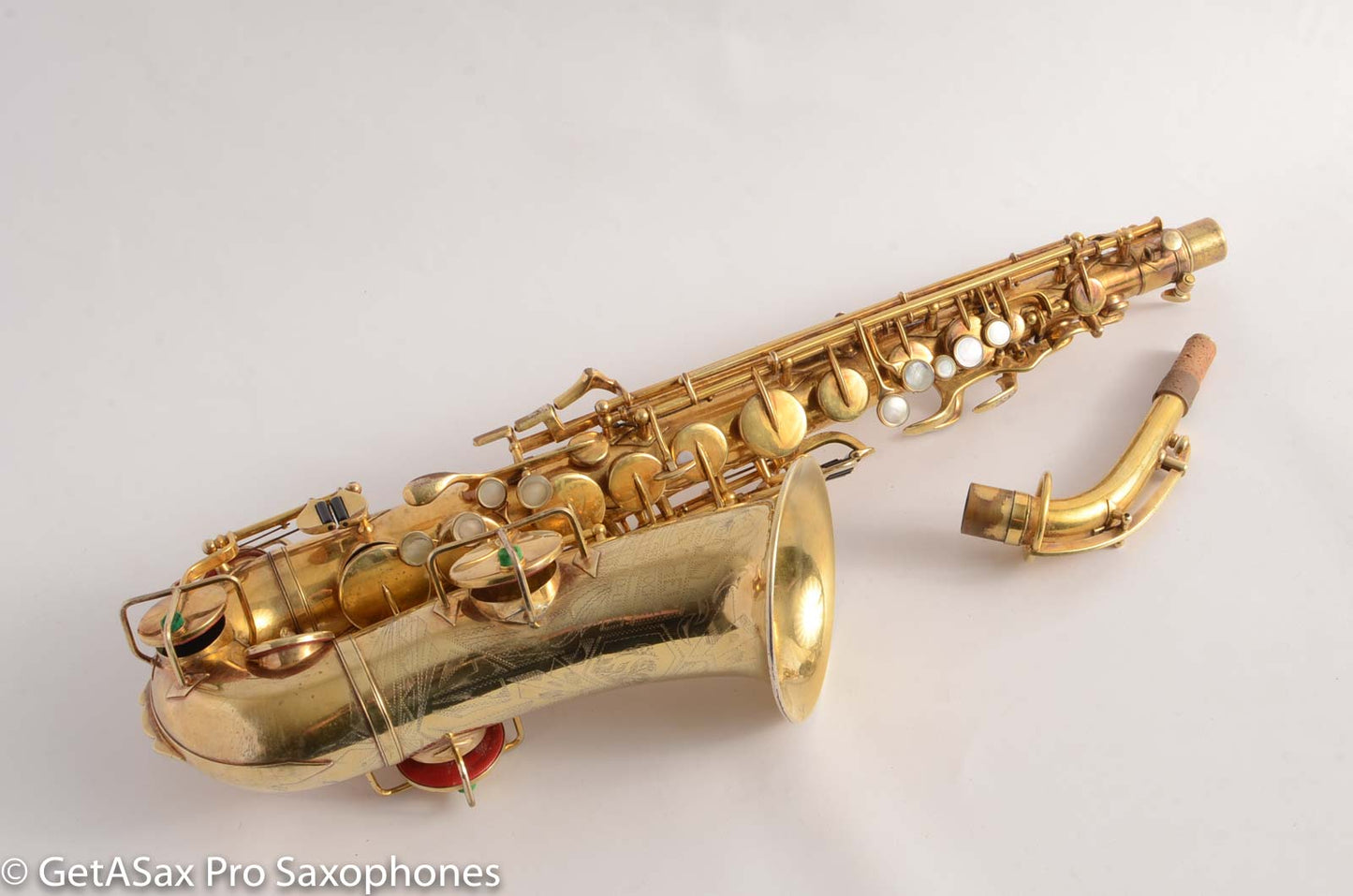 Buescher Aristocrat Gold Plate Alto Saxophone