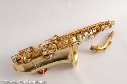Buescher Aristocrat Gold Plate Alto Saxophone
