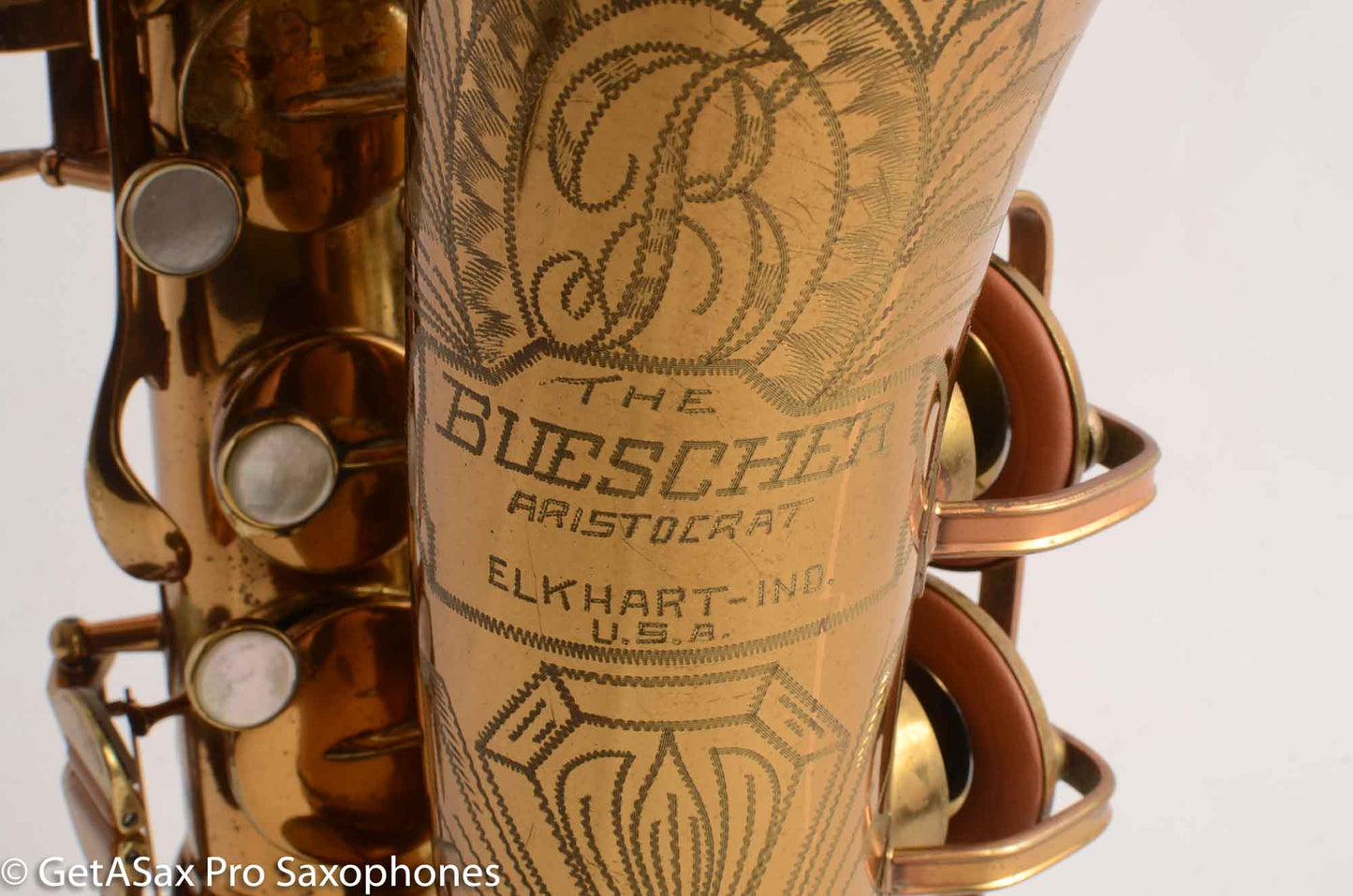 Buescher Big B Model 140 Alto Saxophone 321761 Original Lacquer Very Good Condition