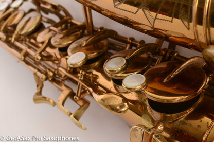 Buescher Big B Model 140 Alto Saxophone 321761 Original Lacquer Very Good Condition