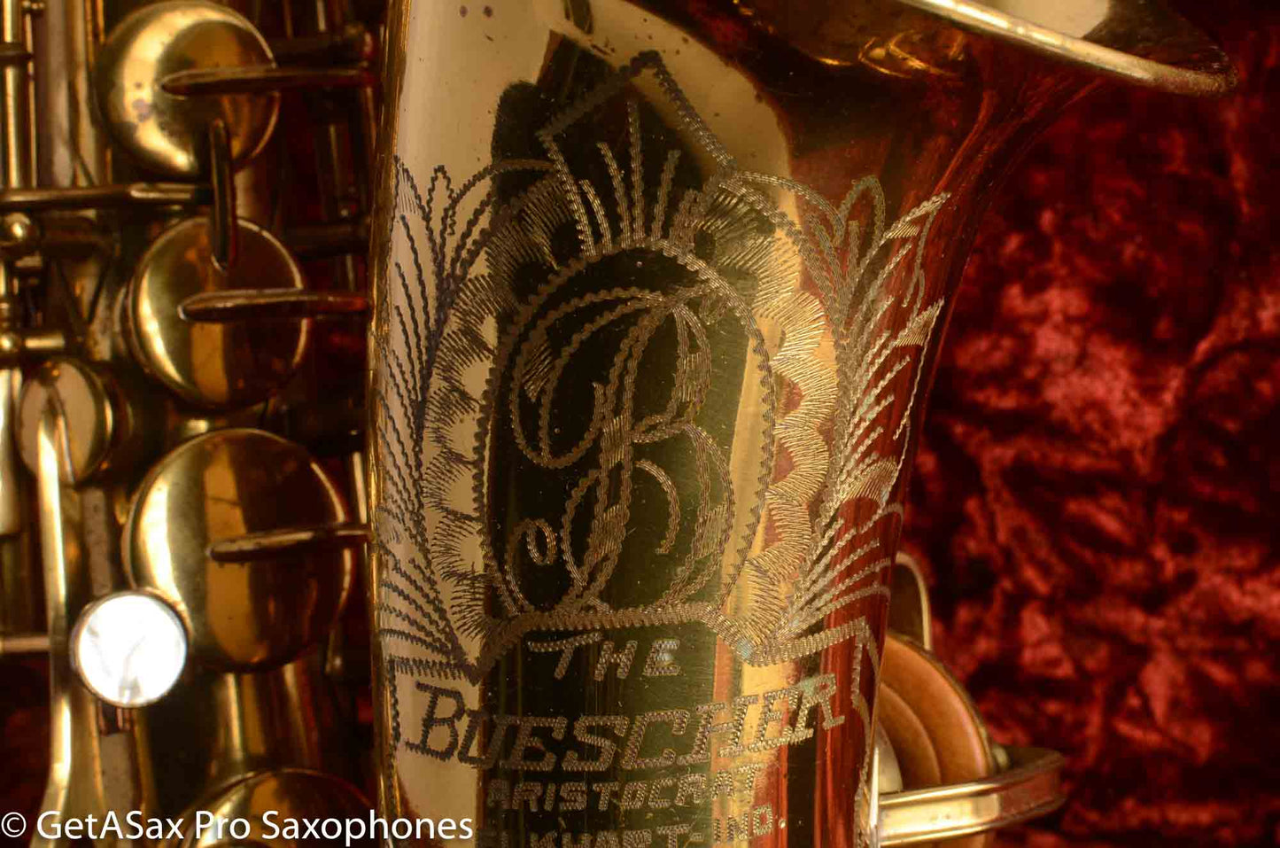 Buescher Big B Model 140 Alto Saxophone 329997 Original Lacquer Excellent Condition