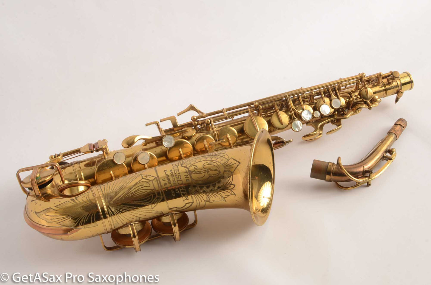 Buescher Big B Model 140 Alto Saxophone 329997 Original Lacquer Excellent Condition