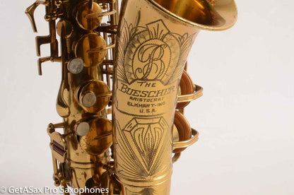 Buescher Big B Model 140 Alto Saxophone 329997 Original Lacquer Excellent Condition