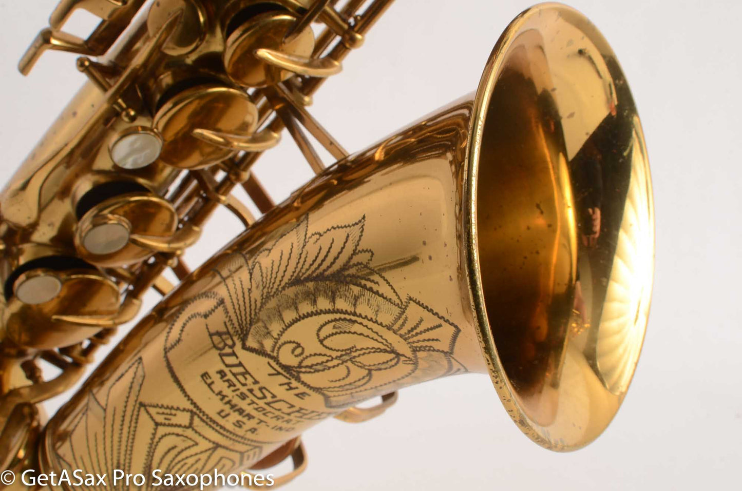 Buescher Big B Model 140 Alto Saxophone 329997 Original Lacquer Excellent Condition