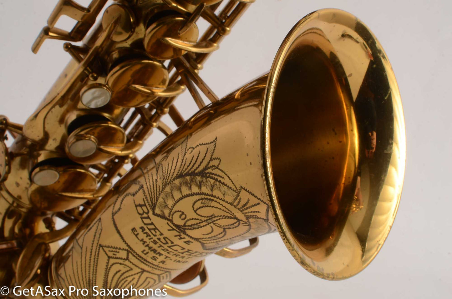 Buescher Big B Model 140 Alto Saxophone 329997 Original Lacquer Excellent Condition