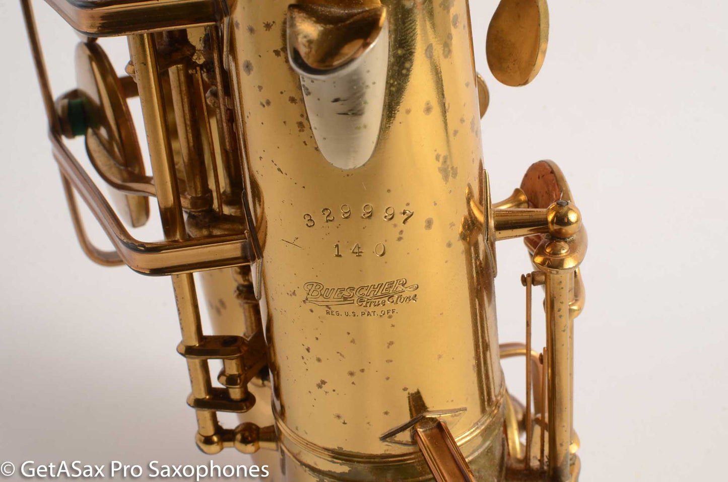 Buescher Big B Model 140 Alto Saxophone 329997 Original Lacquer Excellent Condition