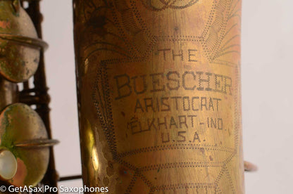 Buescher Big B Baritone 345xxx Original Lacquer Model 129 Good Deal