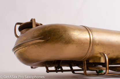 Buescher Big B Tenor 156 Gold Paint over Lacquer Needs Overhaul 338589