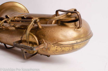 Buescher Big B Tenor 156 Gold Paint over Lacquer Needs Overhaul 338589