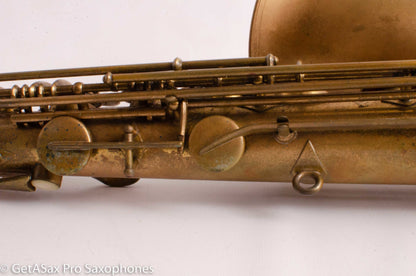 Buescher Big B Tenor 156 Gold Paint over Lacquer Needs Overhaul 338589
