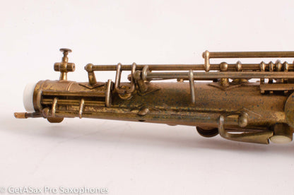 Buescher Big B Tenor 156 Gold Paint over Lacquer Needs Overhaul 338589