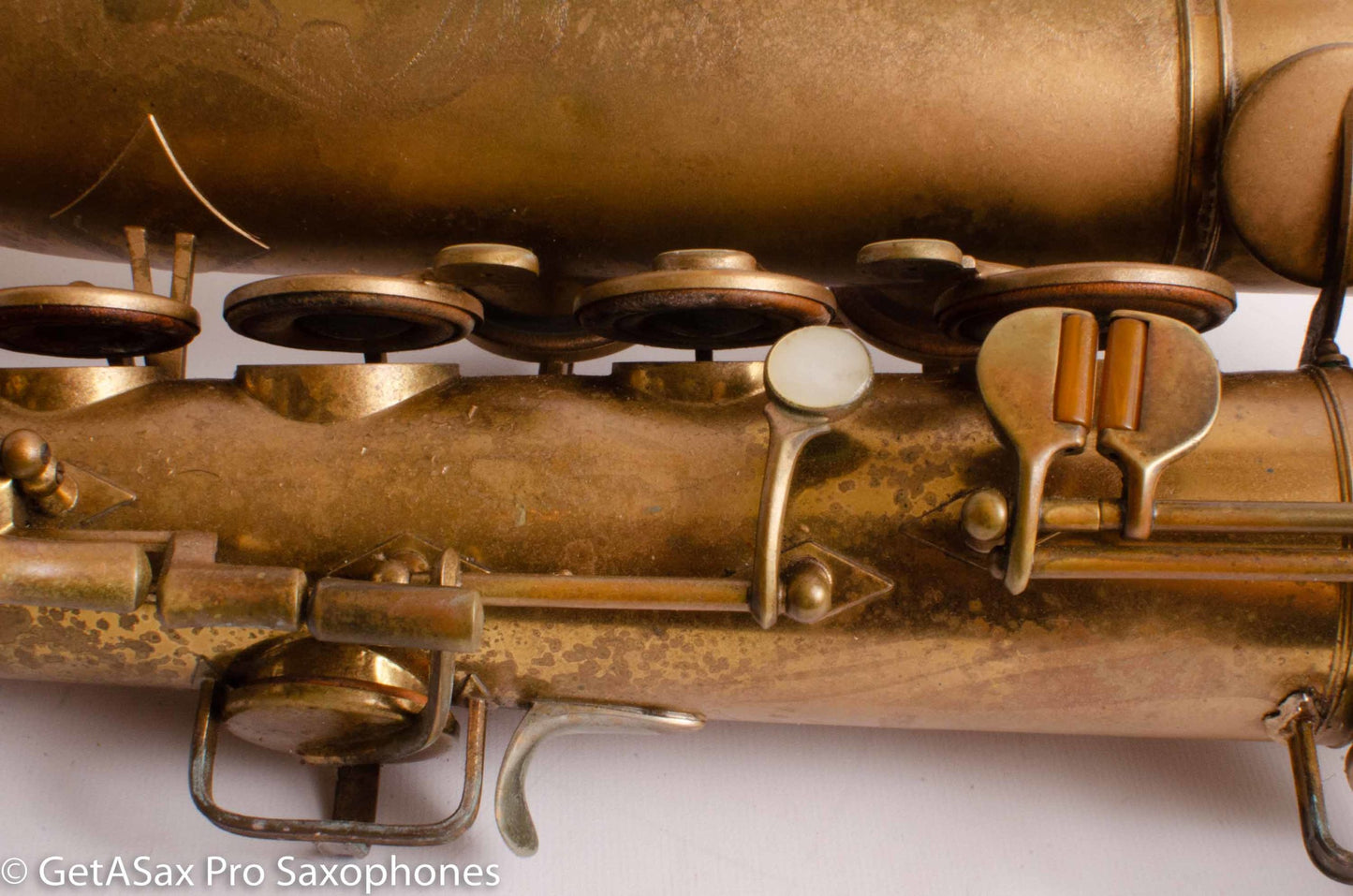 Buescher Big B Tenor 156 Gold Paint over Lacquer Needs Overhaul 338589