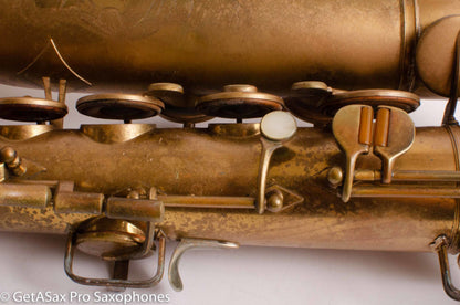 Buescher Big B Tenor 156 Gold Paint over Lacquer Needs Overhaul 338589