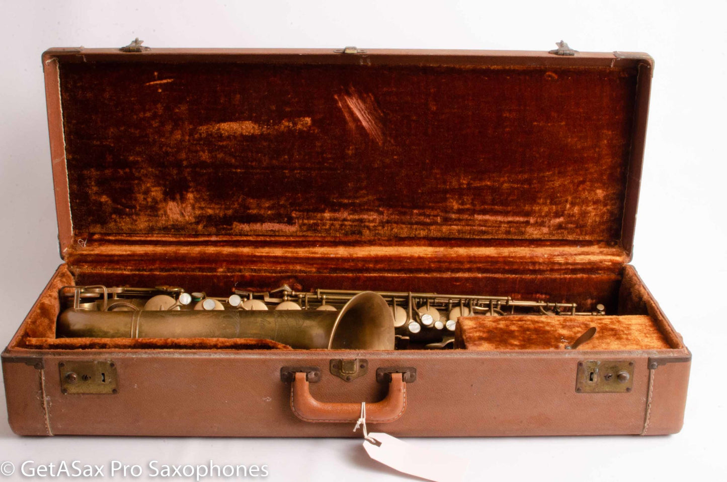 Buescher Big B Tenor 156 Gold Paint over Lacquer Needs Overhaul 338589