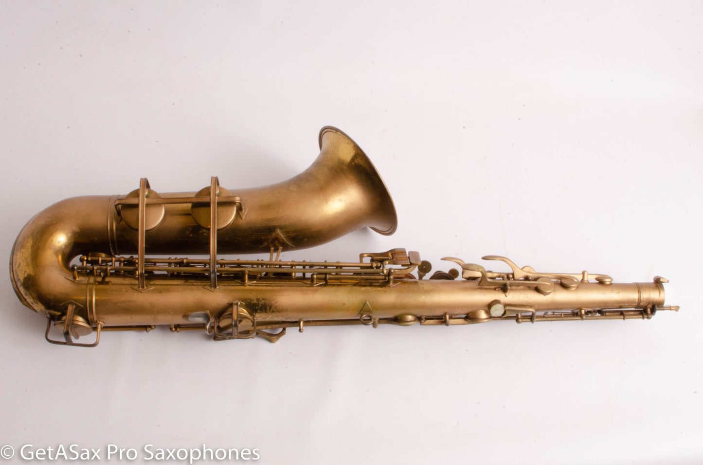 Buescher Big B Tenor 156 Gold Paint over Lacquer Needs Overhaul 338589