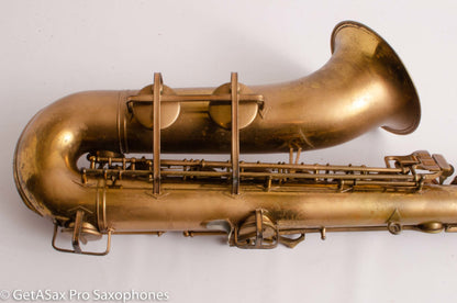 Buescher Big B Tenor 156 Gold Paint over Lacquer Needs Overhaul 338589
