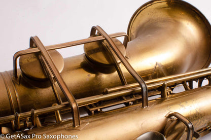 Buescher Big B Tenor 156 Gold Paint over Lacquer Needs Overhaul 338589