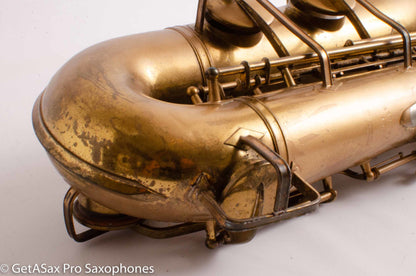 Buescher Big B Tenor 156 Gold Paint over Lacquer Needs Overhaul 338589