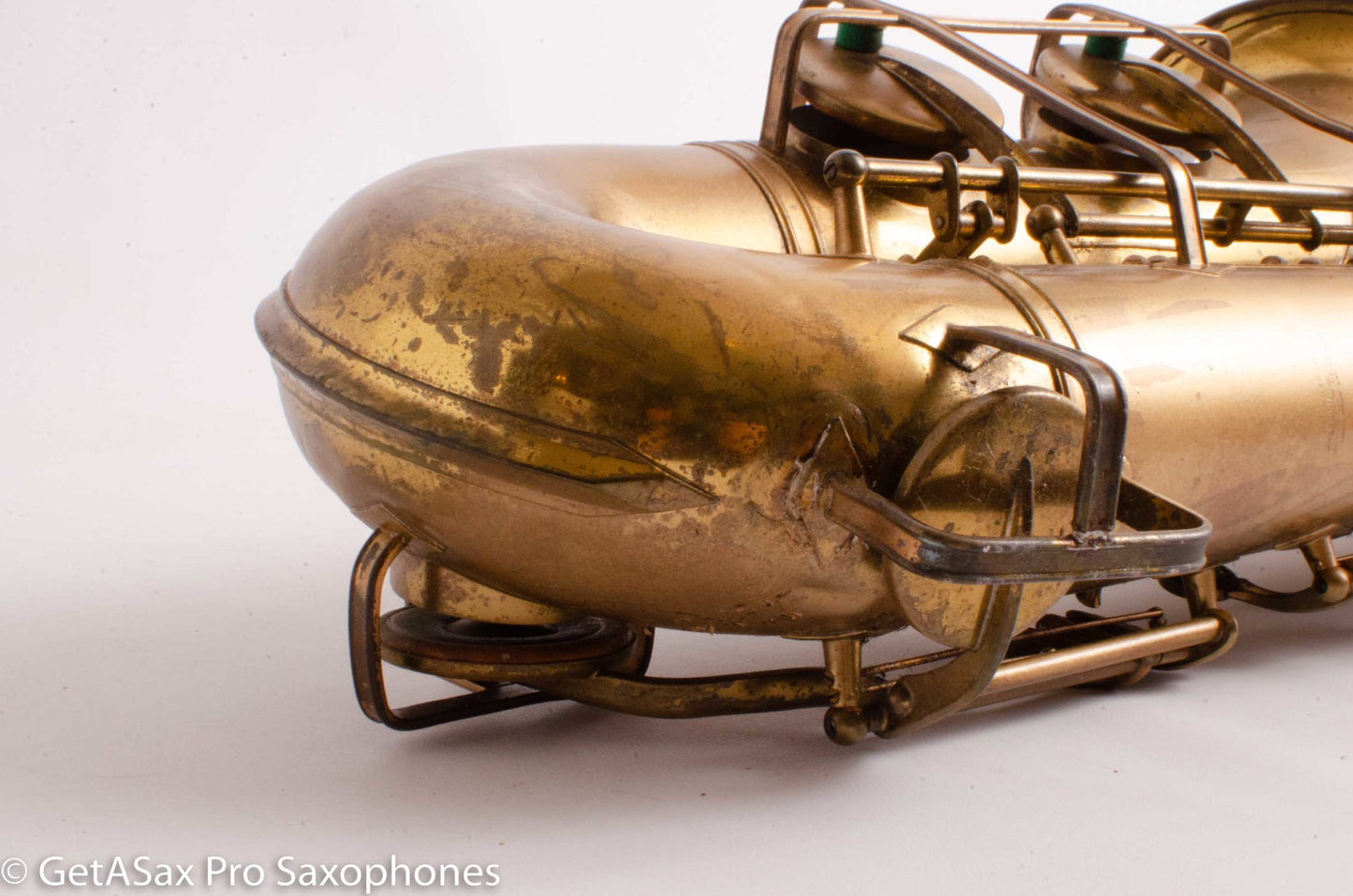 Buescher Big B Tenor 156 Gold Paint over Lacquer Needs Overhaul 338589