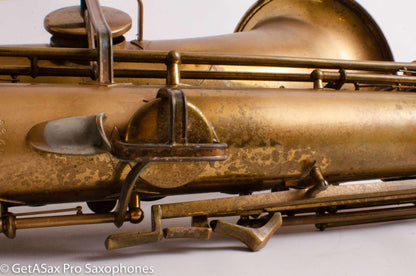 Buescher Big B Tenor 156 Gold Paint over Lacquer Needs Overhaul 338589