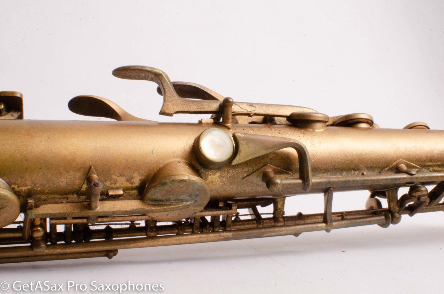 Buescher Big B Tenor 156 Gold Paint over Lacquer Needs Overhaul 338589