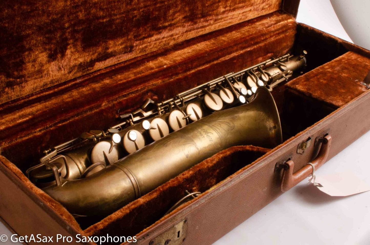 Buescher Big B Tenor 156 Gold Paint over Lacquer Needs Overhaul 338589