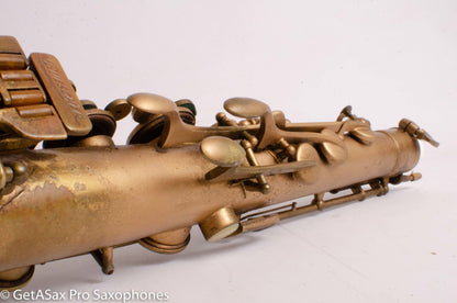Buescher Big B Tenor 156 Gold Paint over Lacquer Needs Overhaul 338589