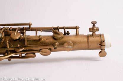 Buescher Big B Tenor 156 Gold Paint over Lacquer Needs Overhaul 338589