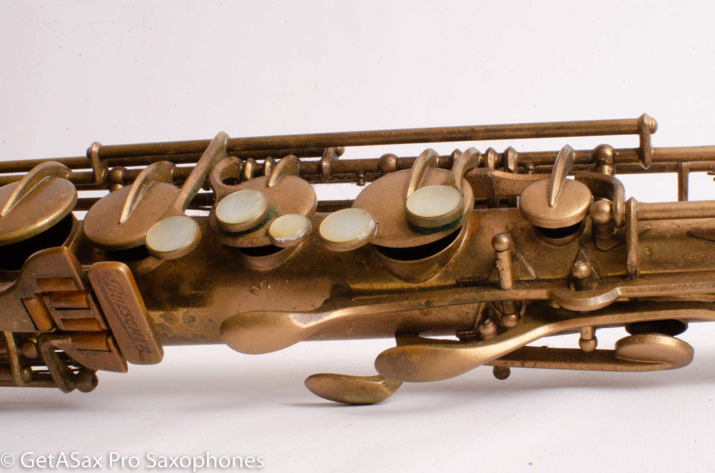 Buescher Big B Tenor 156 Gold Paint over Lacquer Needs Overhaul 338589