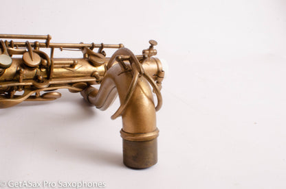 Buescher Big B Tenor 156 Gold Paint over Lacquer Needs Overhaul 338589