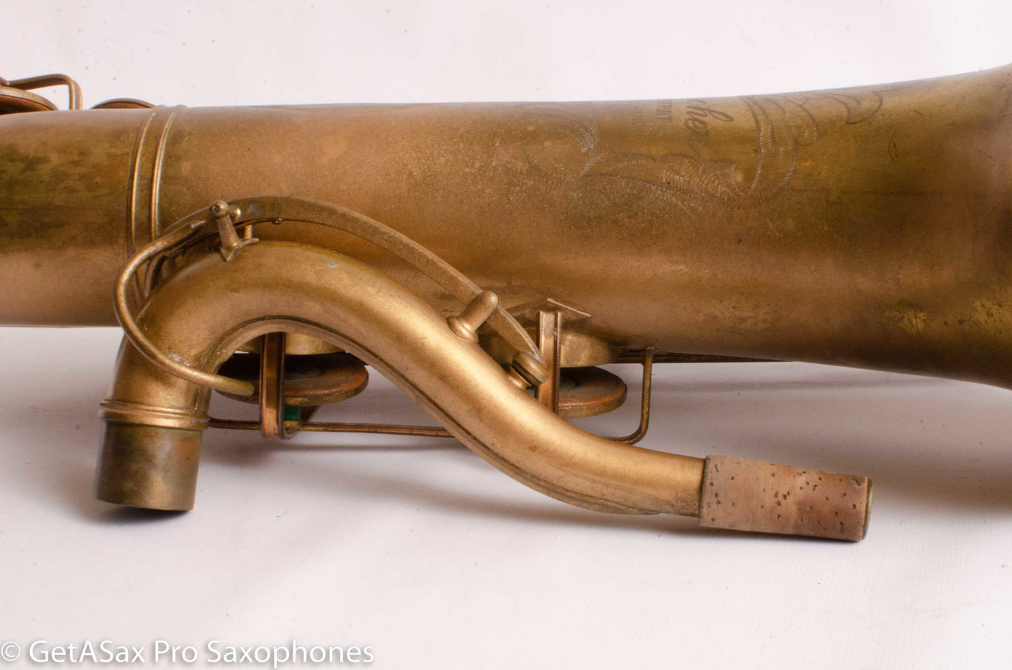Buescher Big B Tenor 156 Gold Paint over Lacquer Needs Overhaul 338589