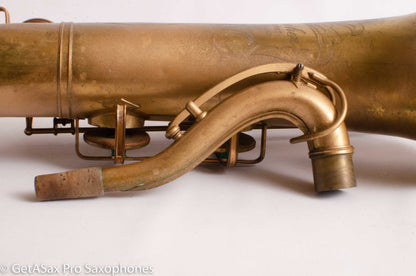 Buescher Big B Tenor 156 Gold Paint over Lacquer Needs Overhaul 338589