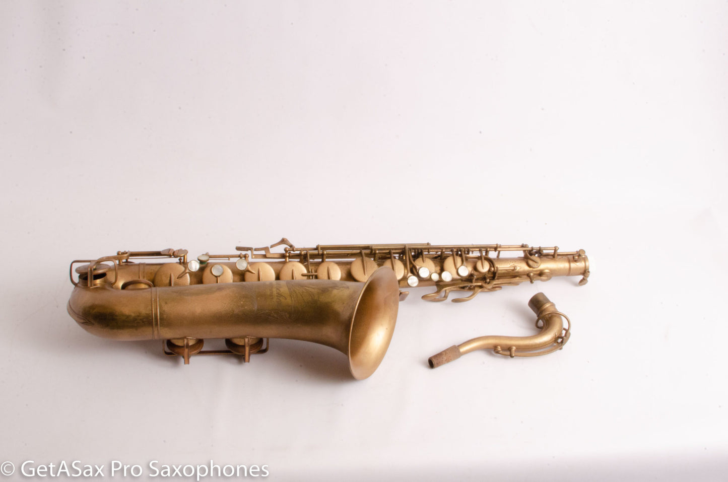 Buescher Big B Tenor 156 Gold Paint over Lacquer Needs Overhaul 338589