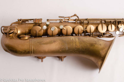Buescher Big B Tenor 156 Gold Paint over Lacquer Needs Overhaul 338589