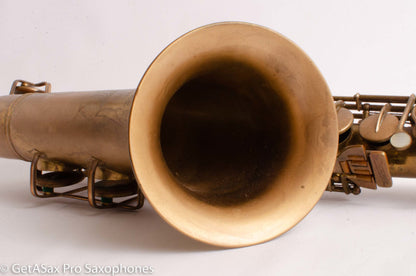 Buescher Big B Tenor 156 Gold Paint over Lacquer Needs Overhaul 338589