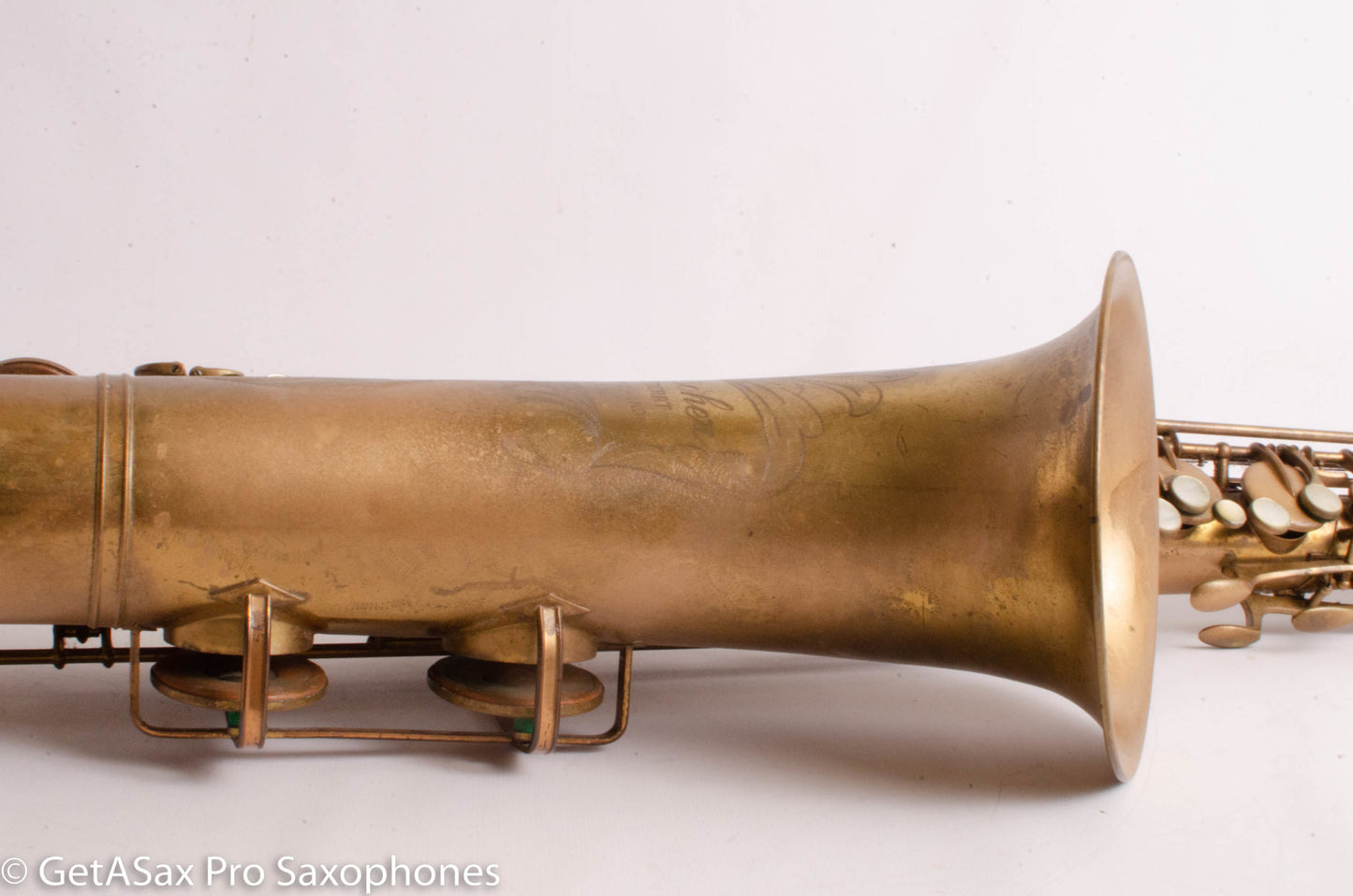 Buescher Big B Tenor 156 Gold Paint over Lacquer Needs Overhaul 338589