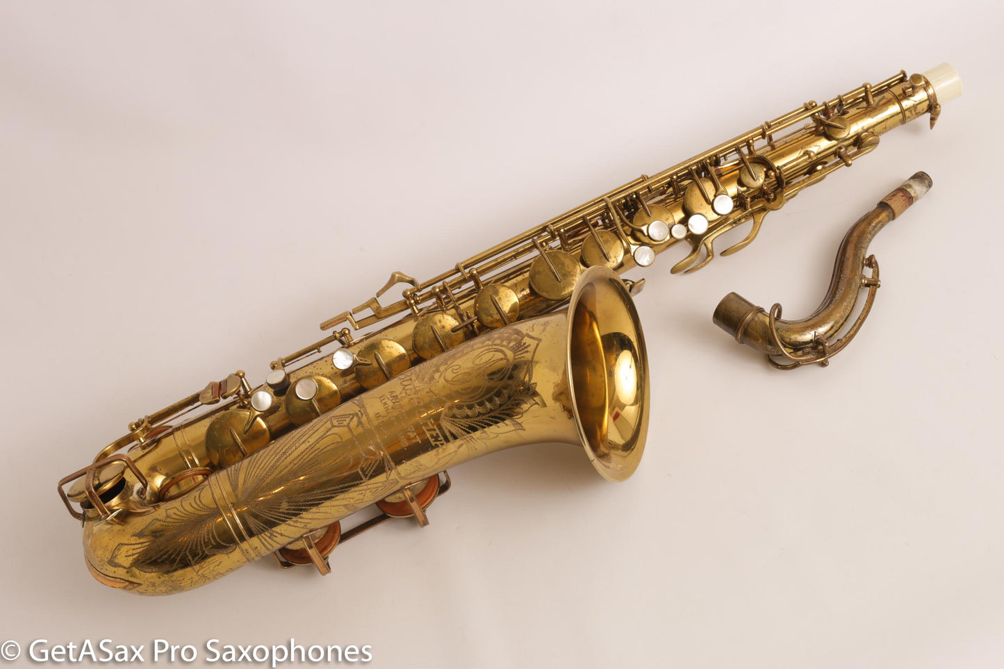 Buescher Aristocrat Big B Tenor Original Lacquer Needs Overhaul