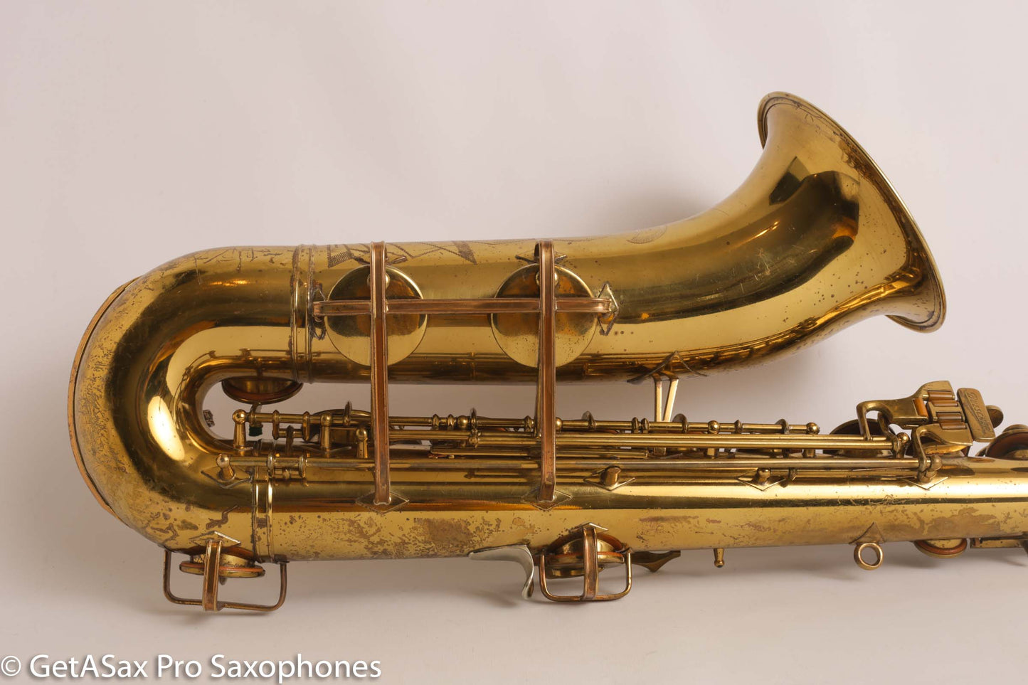 Buescher Aristocrat Big B Tenor Original Lacquer Needs Overhaul