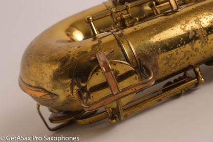 Buescher Aristocrat Big B Tenor Original Lacquer Needs Overhaul