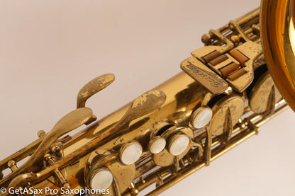 Buescher Aristocrat Big B Tenor Original Lacquer Needs Overhaul