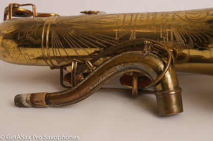 Buescher Aristocrat Big B Tenor Original Lacquer Needs Overhaul