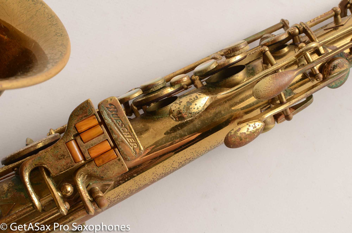 Buescher Big B Tenor 294701 GREAT Deal Needs Overhaul Refinished