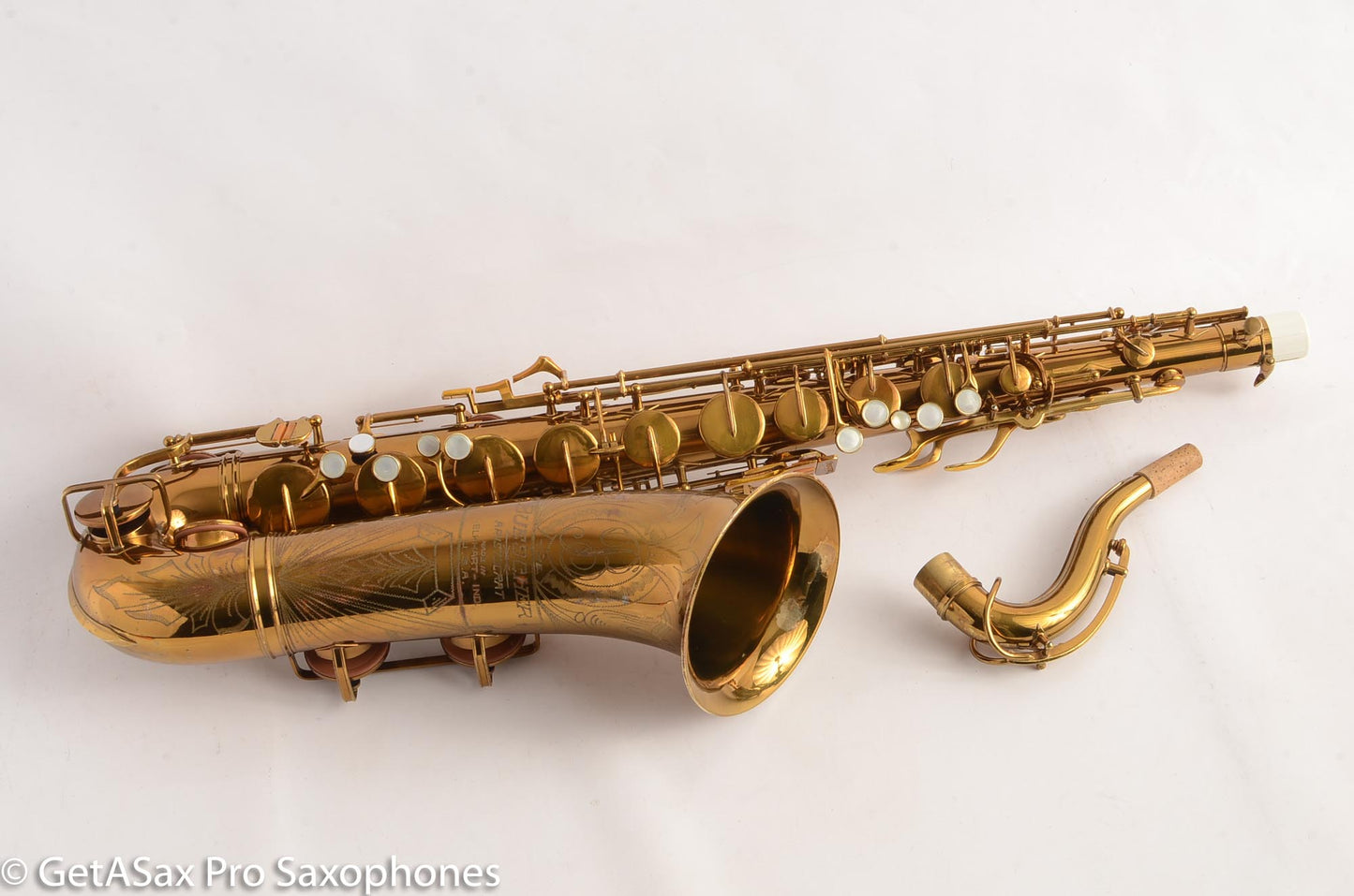 Buescher Big B Tenor Saxophone 293523 Original Lacquer Fresh Full Overhaul Excellent!