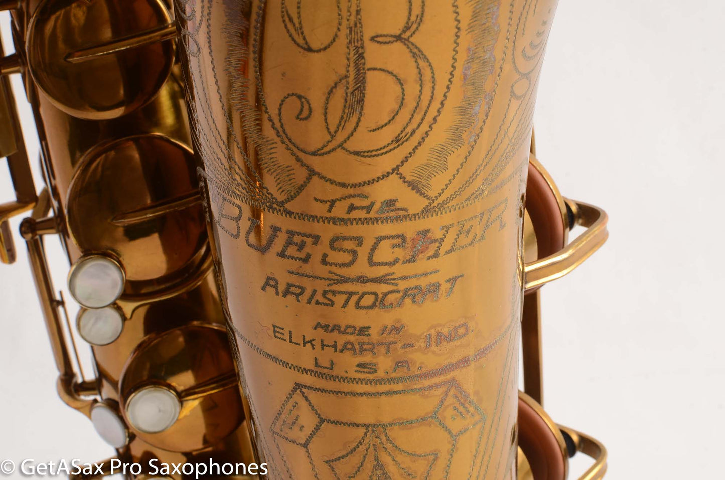 Buescher Big B Tenor Saxophone 293523 Original Lacquer Fresh Full Overhaul Excellent!
