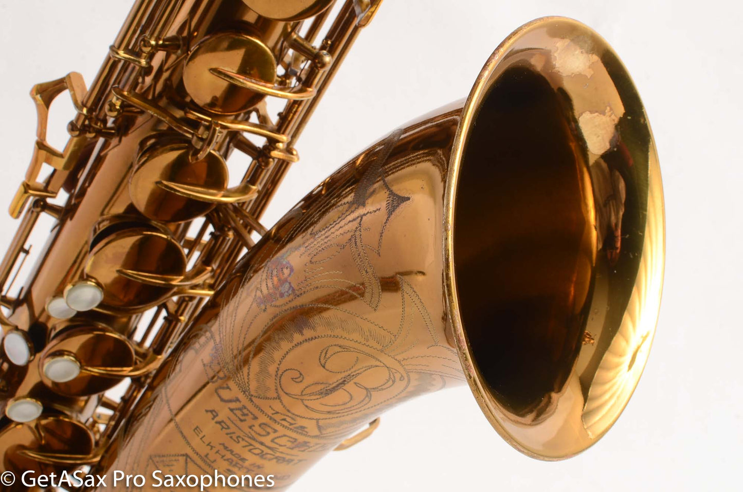 Buescher Big B Tenor Saxophone 293523 Original Lacquer Fresh Full Overhaul Excellent!