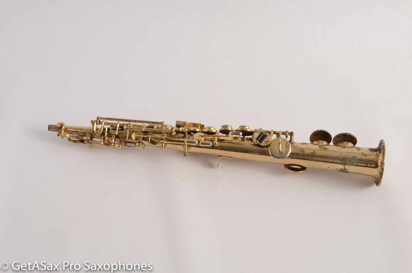 Buescher Gold Aristocrat Sopranino Saxophone 190221