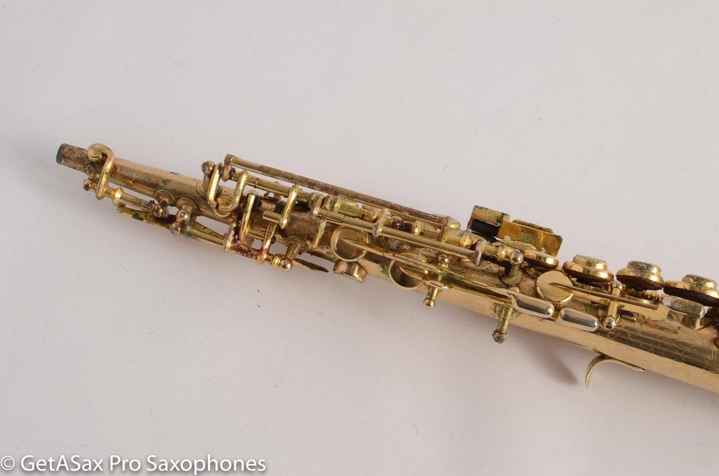 Buescher Gold Aristocrat Sopranino Saxophone 190221